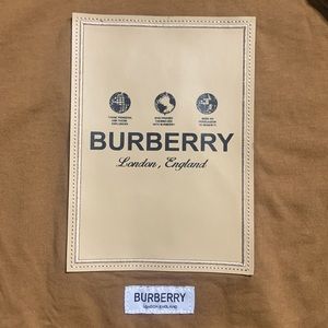 Burberry label applique cotton oversized T-Shirt Brown Short Sleeve Size Large